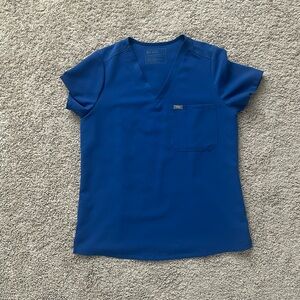 Figs Catarina Blue M One pocket scrub top